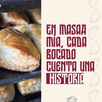 Empanadas de MASAA MÍA en empaque